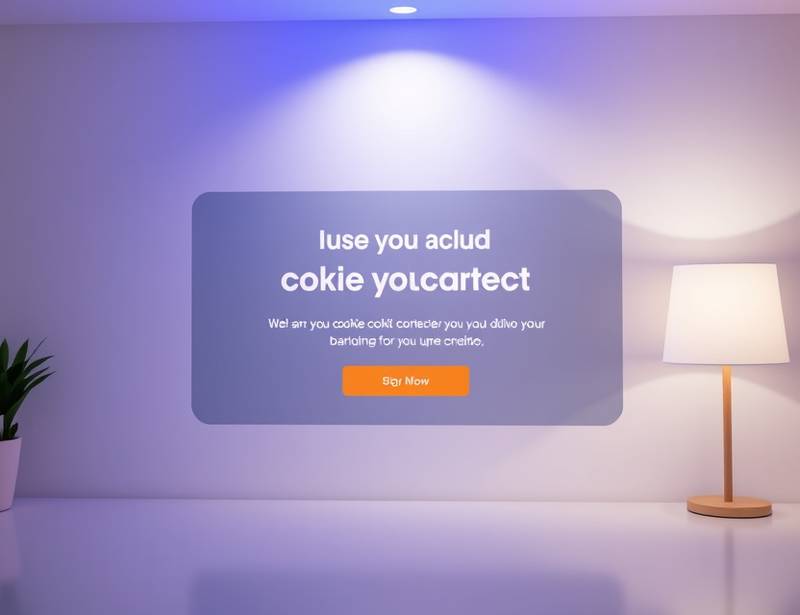 A screenshot of a cookie consent banner on a website.