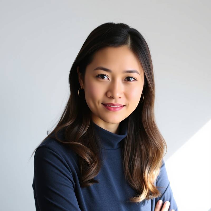 Headshot of Julia Lee, the Lead Web Developer at Nova Design Studio, looking professional and focused.