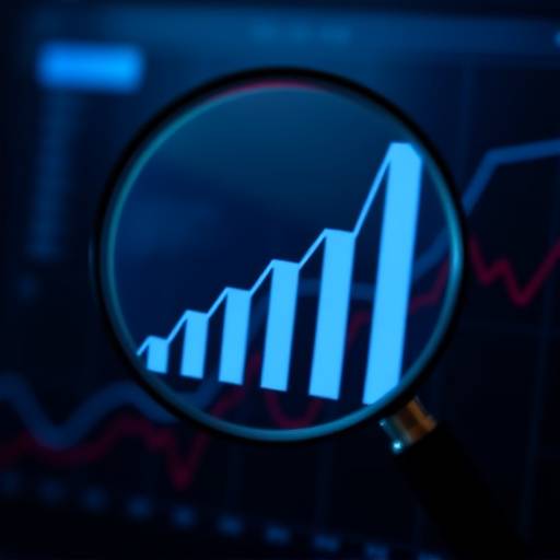 SEO icon showing a magnifying glass over a website ranking graph.
